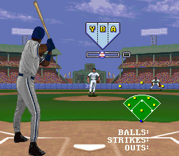 Frank Thomas Big Hurt Baseball (USA) In game screenshot